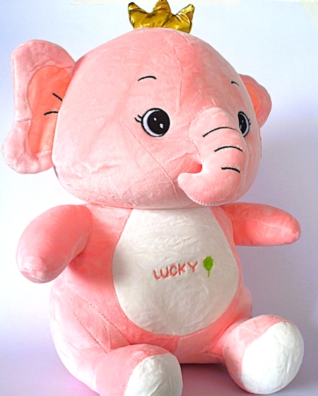 Lucky Elephant Plush Toy (45 CM)