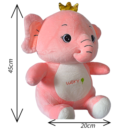 Lucky Elephant Plush Toy (45 CM) - Image 4