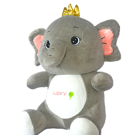Lucky Elephant Plush Toy (45 CM) - Image 6