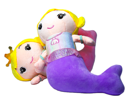 Enchanting Mermaid Plush Toy (Set of 2) - Image 6